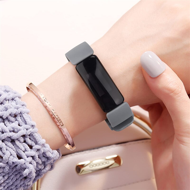 3 pacotes Pulseira de Smartwatch Compatível com Fitbit Inspire 3 Inspire 2 / Inspire HR / Inspire Silicone Relógio inteligente Alça Impermeável Ajustável Mulheres Homens Pulseira Esportiva de 2025 por $17.99 –P11