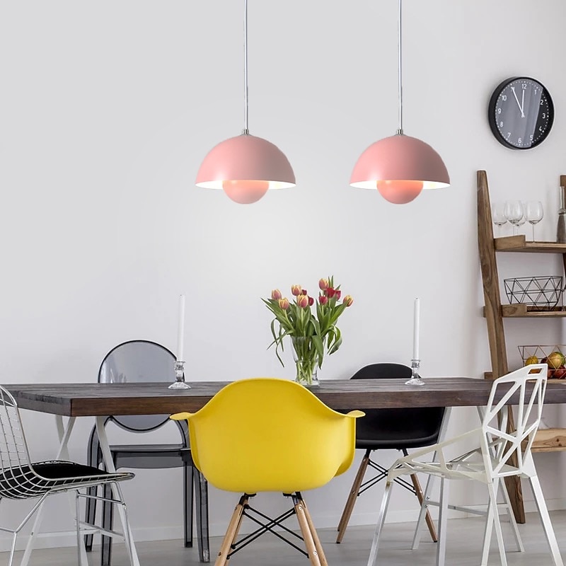 blumenknospe kronleuchter macaron verstellbare abgesetzte pendelleuchte schlafzimmer nachttischdekoration hängelampe e27 1-licht farbe pendelleuchte deckenleuchten 2025 - $152.99 –P6