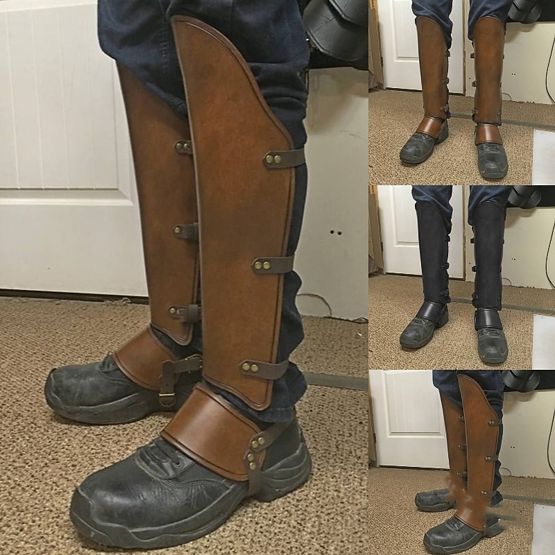 Retrò Vintage Punk & Gotico Medievale Mascherata Tutore per le gambe Ghette Cavaliere Vichingo Crociato Costume Per uomo Unisex Vichingo Halloween Mascherata Performance Feste Palcoscenico Adulti del 2025 a $30.99 –P1