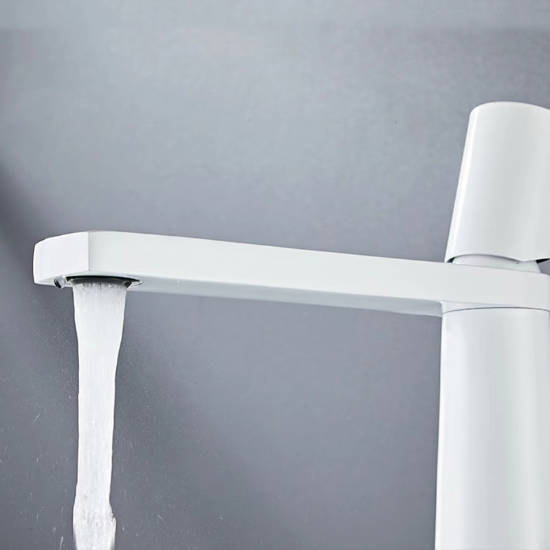 смеситель для раковины в ванной комнате, моноблочные смесители для умывальника, одна ручка, одно отверстие для монтажа на столешницу, со шлангом для горячей и холодной воды, краны для латунных сосудов 2026 - $85.99 –P5