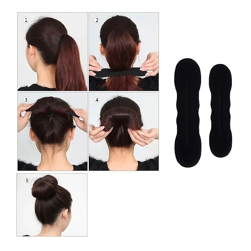 53 stks haar styling set haar ontwerp styling tools accessoires diy haaraccessoires haar modellering tool kit kapper kit set magic hair bun maker shaper 2025 - $14.99 –P8