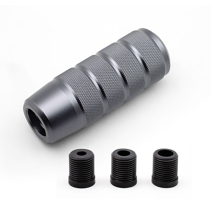 pomello del cambio zigrinato in alluminio antiscivolo universale da 9,5 cm - cambio manuale m8 m10 m12 gm - pomello della leva del cambio jdm opaco del 2025 a $24.99 –P6