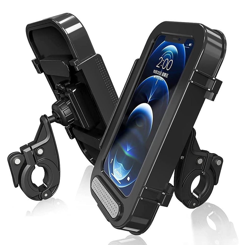 telefoonstandaard waterdichte fiets motorfiets telefoonhouder universeel fietsstuur mobiele telefoon ondersteuning fietsaccessoires 2025 - $22.99 -P2