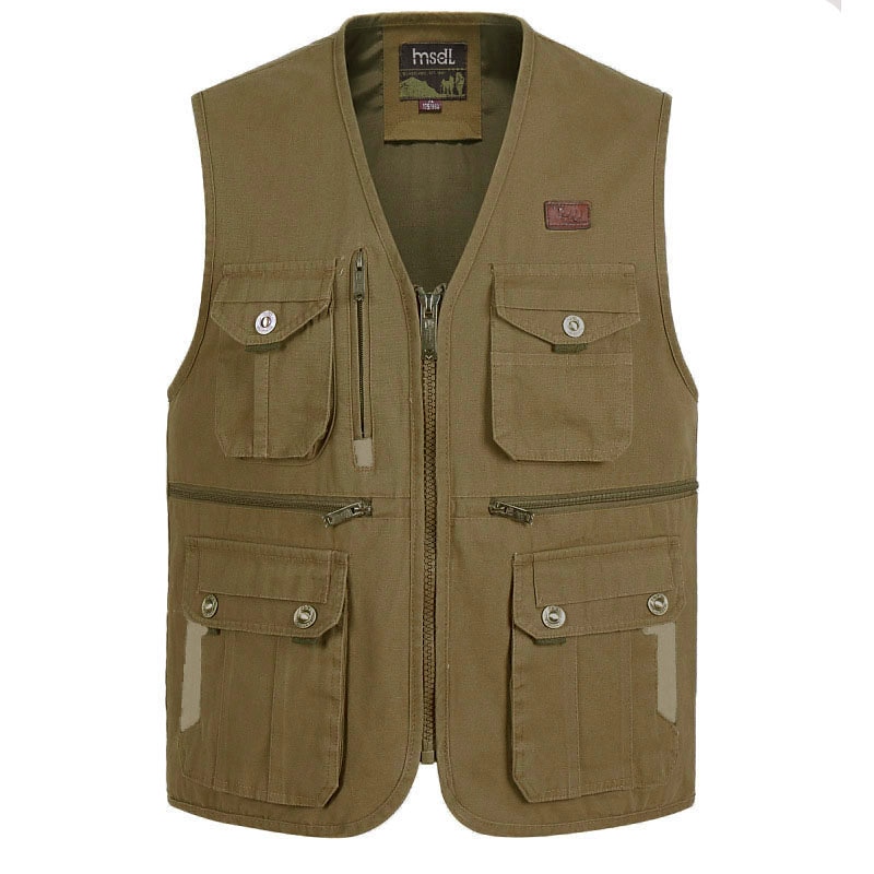 Men's Fishing Vest Hiking Vest / Gilet Sleeveless Outerwear Jacket