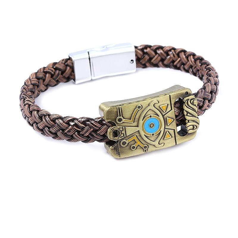 náramek zelda legenda o Zeldě: slzy království pu kožený řemínek slitina náramku cosplay doplňky 2025 - $15.49 –P5