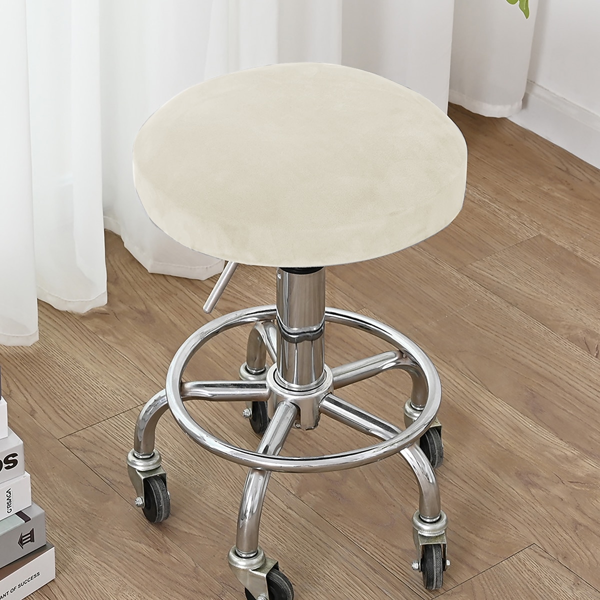 velours rond tabouret de bar siège couvre pub comptoir tabouret chaise housse carré pivotant tabouret élastique bar chaise couvre lavable housse de coussin pour café partie bar restrant de 2026 ? $16.99 –P12