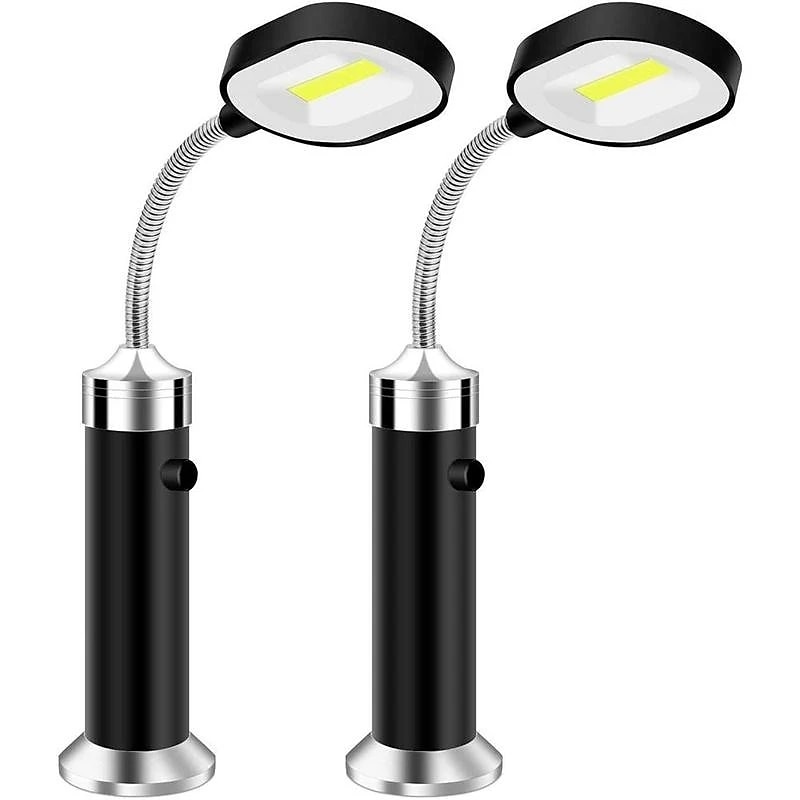 2 יחידות בסיס מגנטי רב תכליתי led מנגל גריל אור 360 מתכוונן קמפינג חיצוני למסיבה אורות ברביקיו תואר אביזרי ברביקיו aaa מופעל על סוללה 2025 - $18.99 –P1