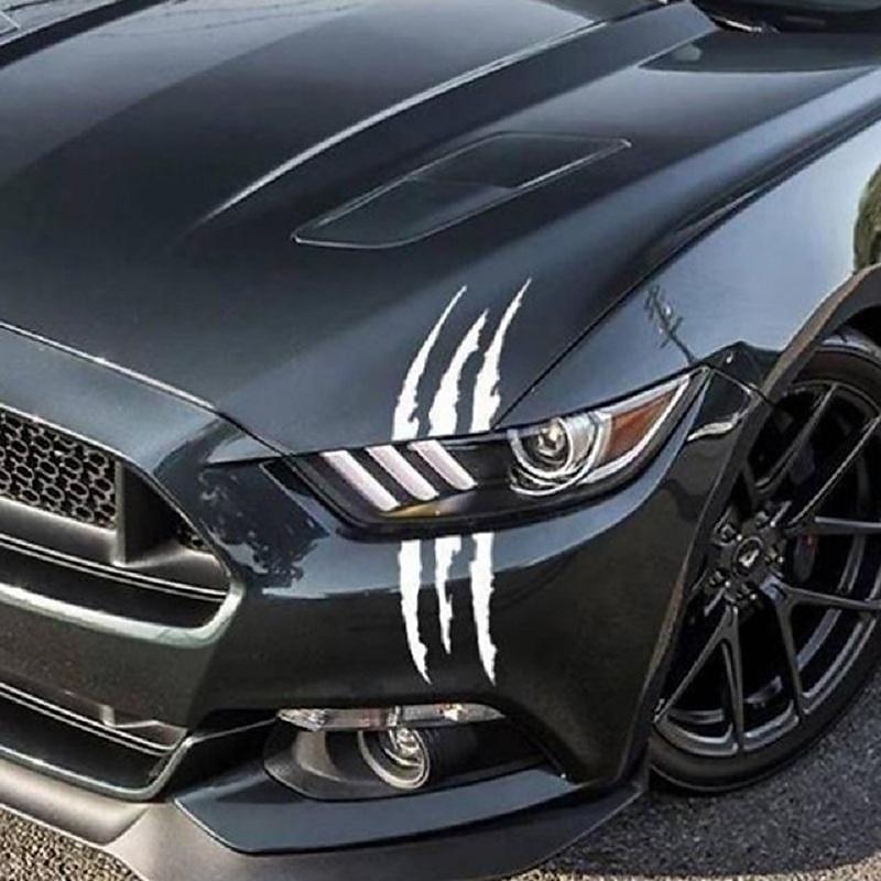 starfire 40x12cm auto sticker reflecterende monster klauw kras streep merken koplamp sticker auto stickers auto accessoires 2025 - $7.99 –P8