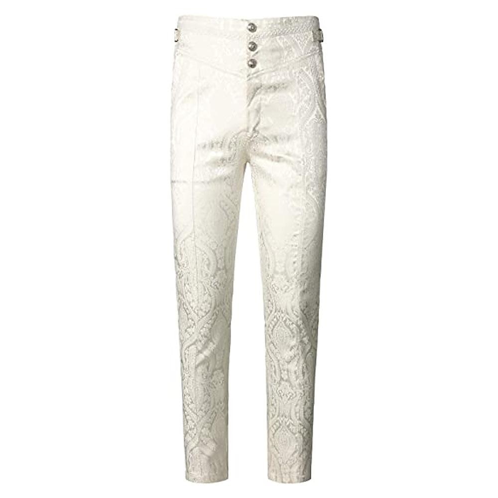 Prinz Vampir Retro Vintage Punk & Gothic Mittelalterlich Renaissance Steampunk Hosen Hose Hohe Taillenlinie Herren Jacquard Kostüm Jahrgang Cosplay Normallänge Hosen Halloween 2025 - $38.99 –P11