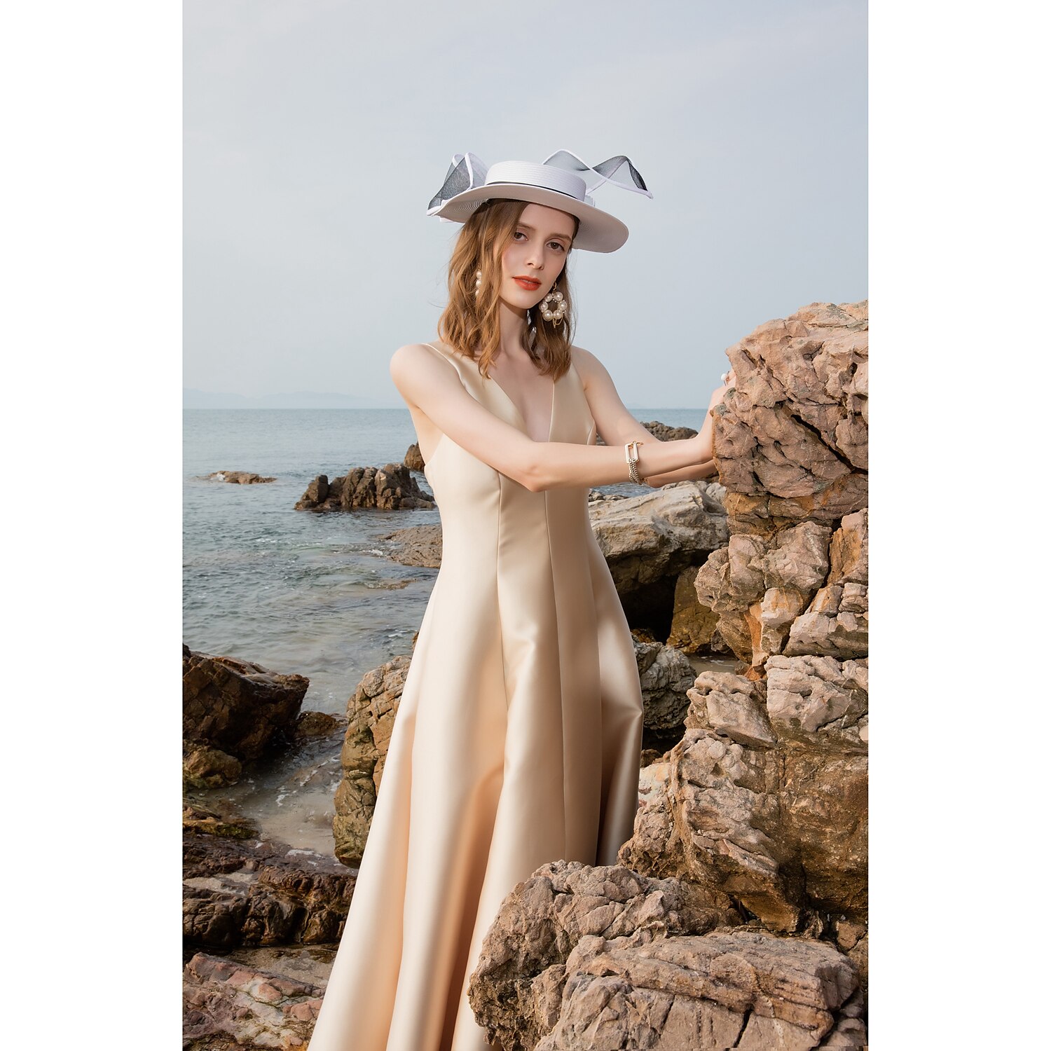 chapéus rede de tule chapéu de sol pires chapéu cartola festa do chá dia da senhora casamento britânico com laço toucado chapéu aniversário de 2025 por $41.99 –P6