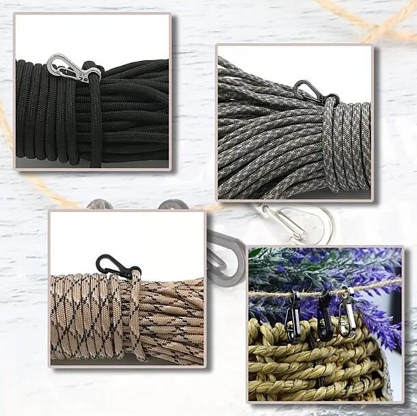 mini moschettone, equipaggiamento di sopravvivenza edc, moschettone per bottiglia zaino portachiavi, accessori da campeggio all'aperto del 2025 a $7.99 –P2