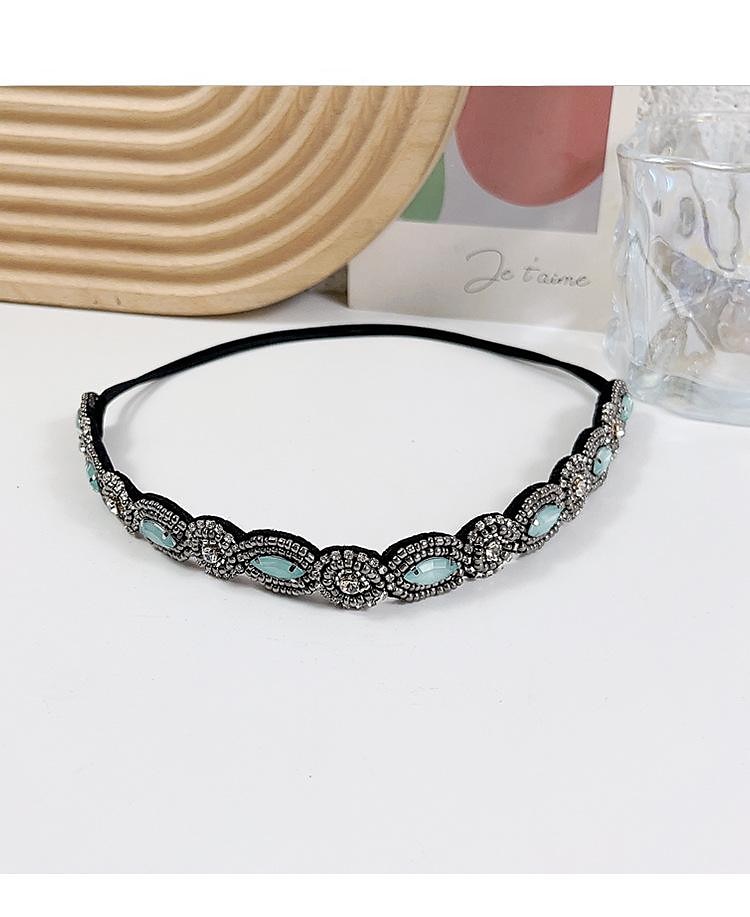 1 pezzi di strass in rilievo elastico della fascia gioiello fasce fascia dei capelli della perla perline di cristallo delle donne avvolgere la testa delle ragazze della signora accessori dei monili del 2025 a $6.99 –P3