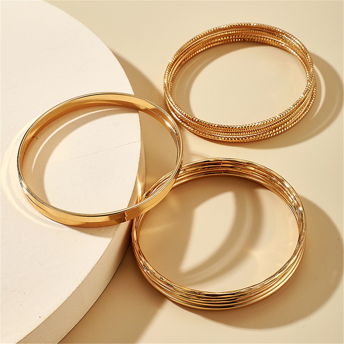 Mujer Brazalete Moda Exterior Color puro Pulsera 2025 - $9.49 –P3