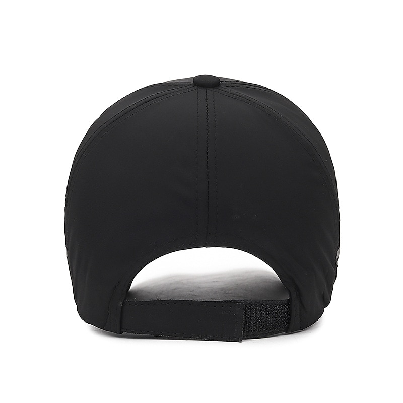 Herren Cap Basecap Kappe Schwarz Rote Polyester reflektierende Streifen Reise Strand Design Outdoor Urlaub Glatt Einstellbar Windundurchlässig 2025 - $11.49 –P9