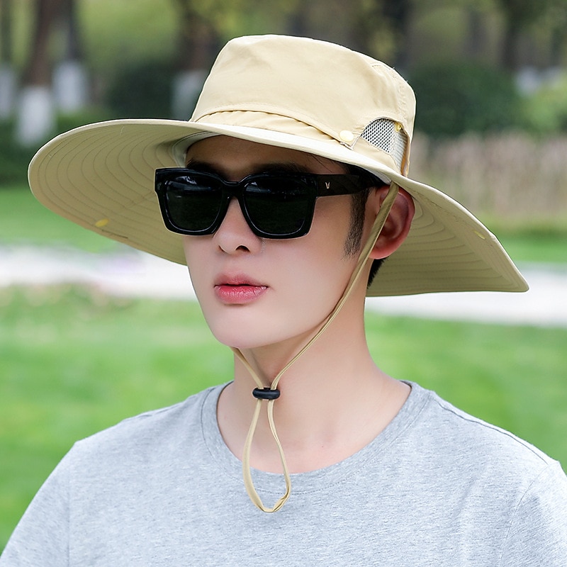 Adults Wide Brim Sun Hat UPF50+ Bucket Hat Waterproof Quick Dry Breathable Summer Hat for Fishing Camping & Hiking 2026 - $17.99 –P3