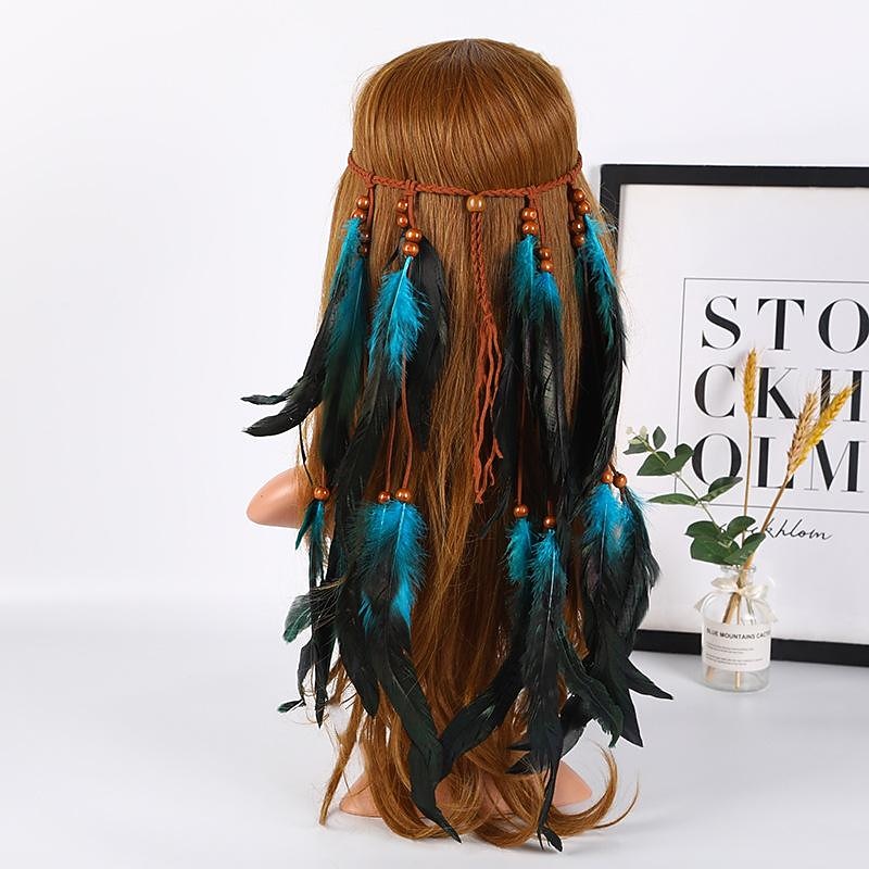 höyhen Dreamcatcher hiusasusteet boheemityylinen unensieppaaja höyhen hiuspanta naisten hiusasusteet 2025 - $8.49 –P4