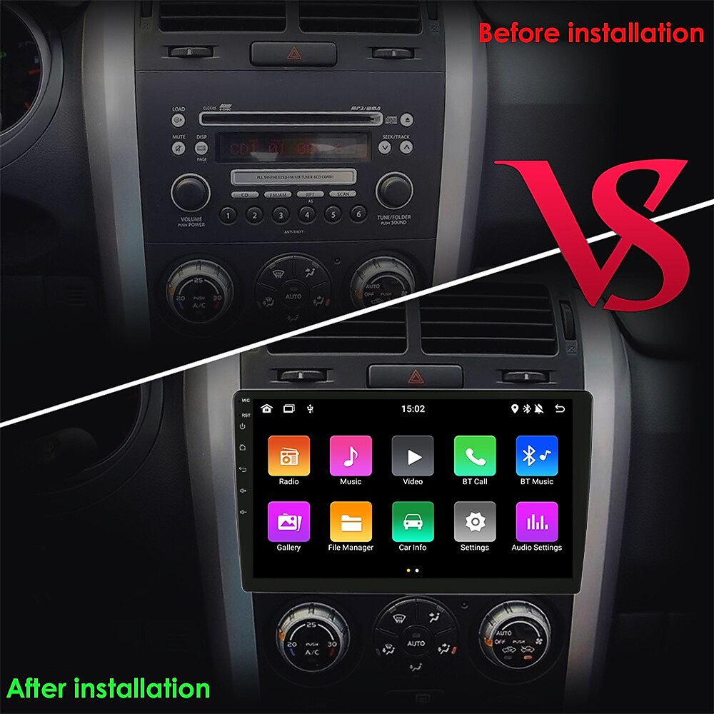 Android 12 2 Din for Universal Car Radio Multimedia Player GPS Navigation Car Audio Stereo Head Unit 10.1 Inch Speakers wifi 2025 - $123.99 –P2