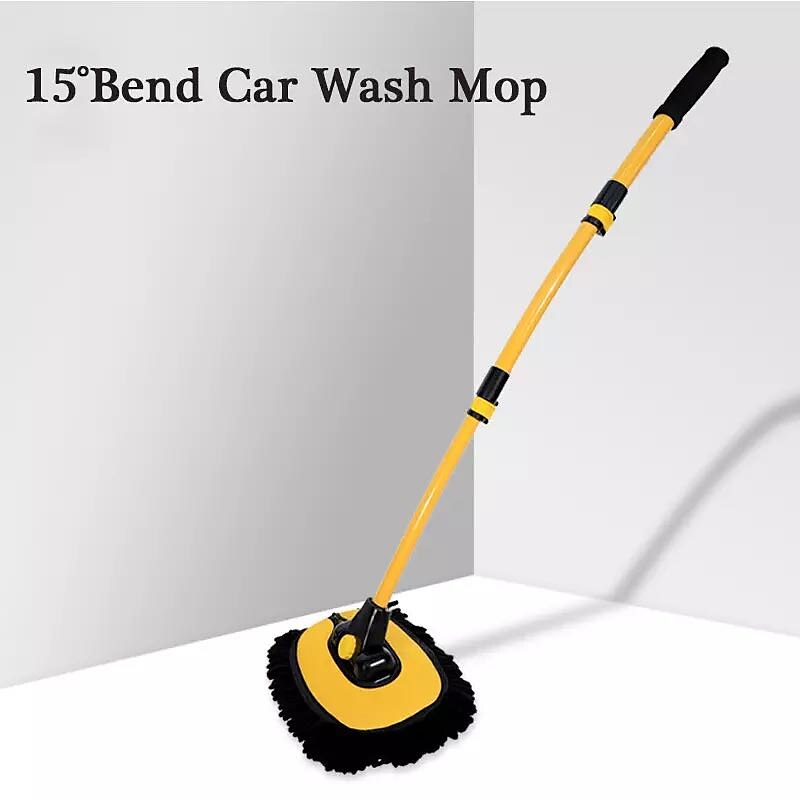 StarFire Car Wash Mop Retractable Curved Rod Car Wash Brush Soft Bristles Do Not Hurt The Car Car Brush Cleaning Brush Wipe Car Tools 2025 - $31.99 –P1