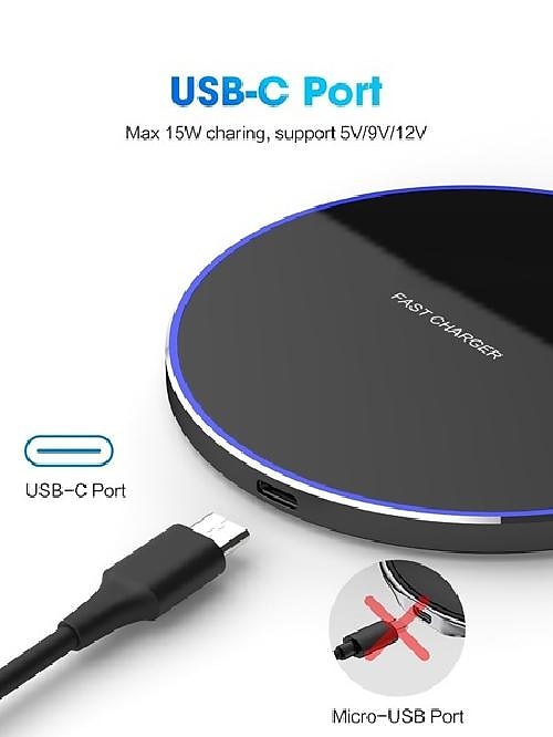 2023 NEW 15W Wireless Fast Charger Pad Phone Charger Dock for iPhone 14 13 12 11 iPhone 13 13 Pro 11 X Xs Max Xr 8plus 8 Samsung Galaxy S30 S21 S20 S10 S9 S8 S7 S6 Huawei P40 Pro 2025 - $17.99 –P3