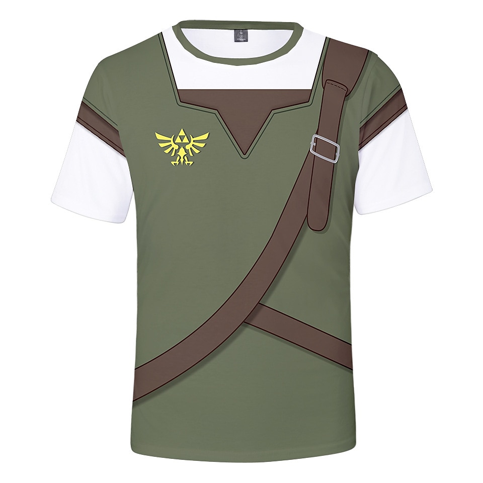 The Legend of Zelda: Tears of the Kingdom Článek Princezna Zelda Trička Anime 3D Grafika Pro Pro páry Pánské Dámské Dospělé Plesová maškaráda 3D tisk Běžné / Denní 2025 - $17.99 –P1