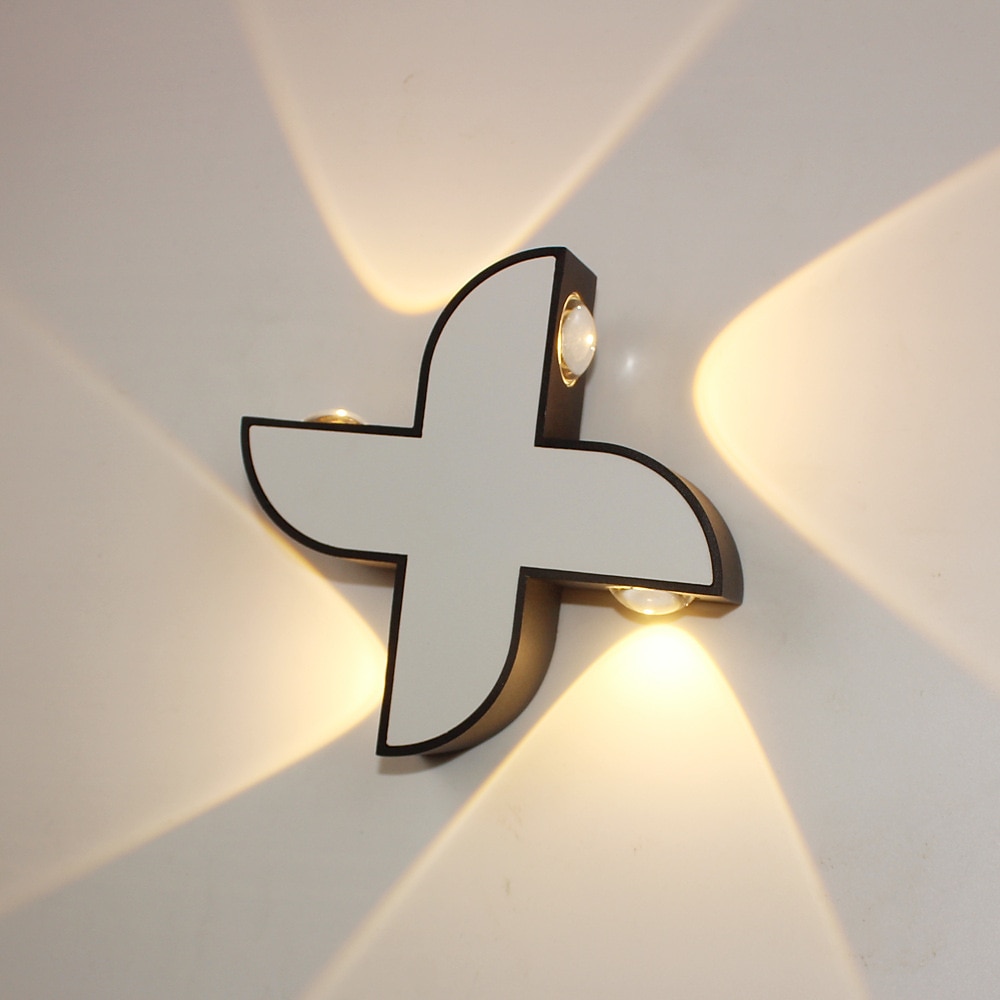 kültéri led fali lámpa vízálló 10w felfelé és lefelé világítás beltéri dupla fejű íves fali lámpa modern hálószoba meleg fehér fény 2026 - $49.99 –P12