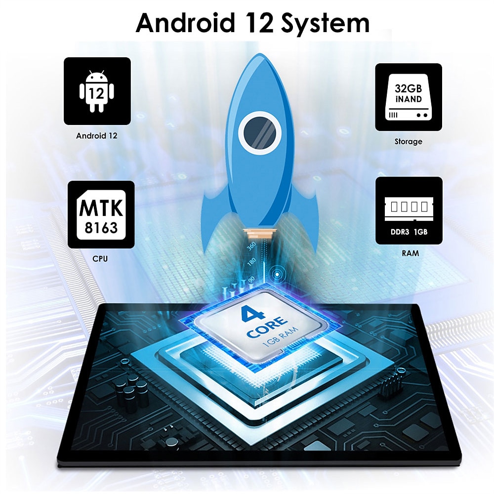 Android 12 2 Din for Universal Car Radio Multimedia Player GPS Navigation Car Audio Stereo Head Unit 10.1 Inch Speakers wifi 2025 - $123.99 –P4