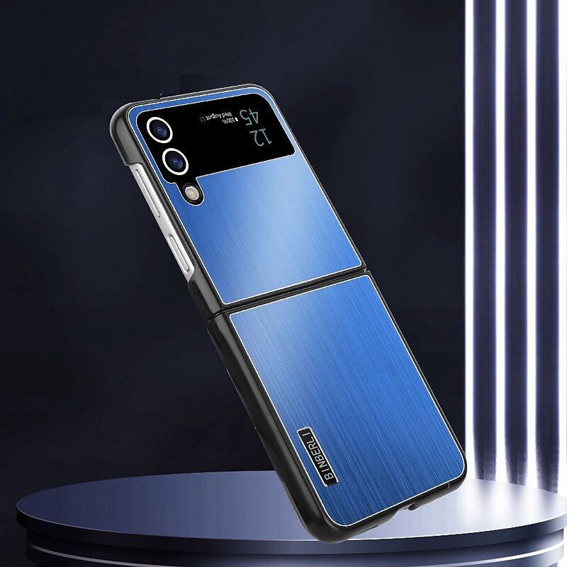teléfono Funda Para Samsung galaxia Z Flip 6 Z Flip 5 Z Flip 4 Z Flip 3 Estuche ultrafino Marco Antigolpes anti-caída Protección de grado militar Armadura Aleación de aluminio 2025 - $20.99 –P5