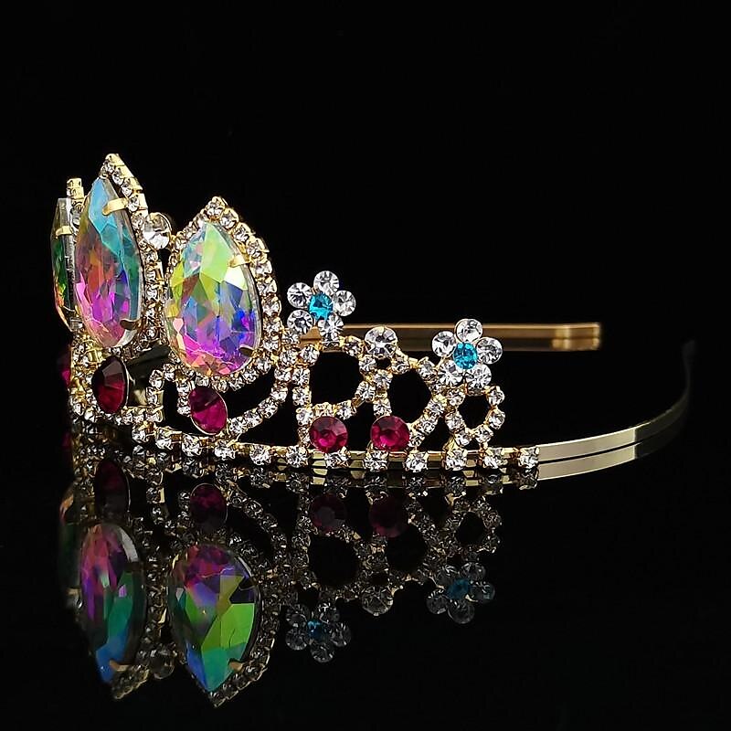 Hodeplagg Diademer Pannen Krone Retro / vintage Elegant og moderne Gotisk Royal Style Legering Til Prinsesse Svart svane Cosplay Halloween Karneval Dame Jente Kostyme smykker Motesmykker 2025 - $13.99 –P7