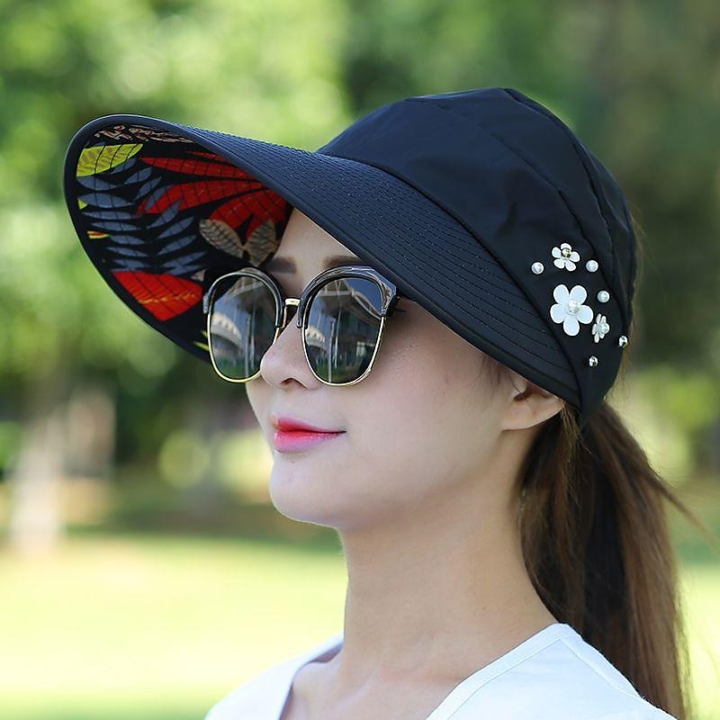 cappello da sole estivo da donna cappello da sole da viaggio all'aperto cappello da sole pieghevole cappello da sole anti-ultravioletto del 2025 a $6.49 –P12