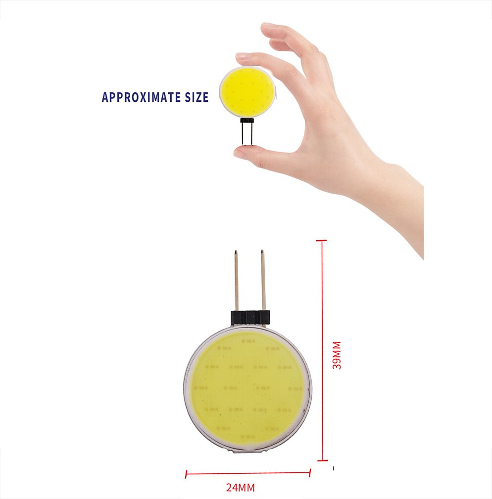 G4 LED COB Bulb DC 12V JC Tybe 1.5W G4 Bi-Pin Base No-Flicker Chandelier Lighting/Landscape Lighting 2025 - $17.49 –P5
