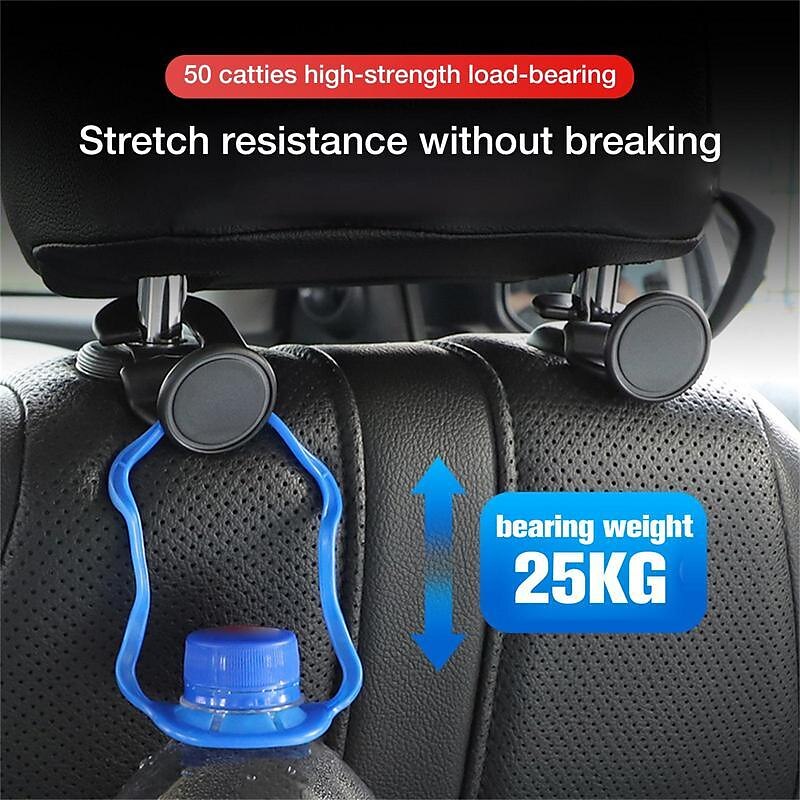 Car Back Seat Hook Multi-Function Hanging Storage Mobile Phone Holder Lazy Bracket Rear Seat Phone Unseen Holder Accessories 2025 - $7.99 –P5