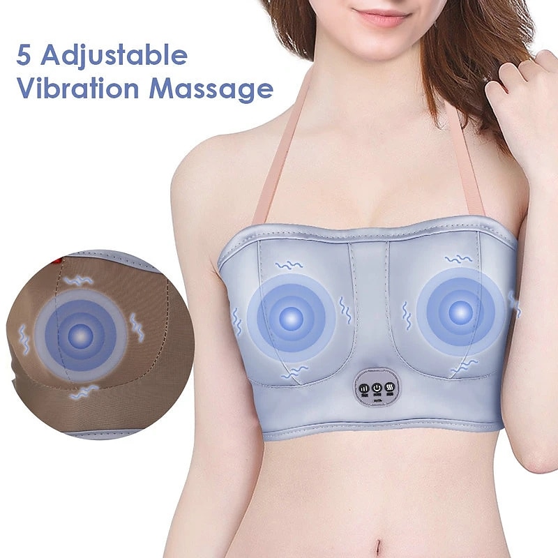 Breast Massage Bra Vibration Chest Massager Breast Enhancement Instrument Valentine's Day Gift 2026 - $36.99 –P1