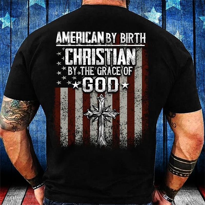 Den veteránů Pánské patriotické veterán s grafickým potiskem písmena tištěného vojáka tričko tričko s krátkým rukávem 3D potisk crew neck tričko vintage módní návrhář venkovní běžné každodenní černé 2025 - $17.99 –P5