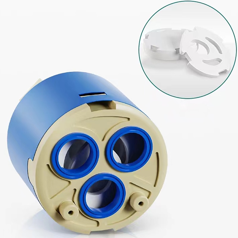 Замена картриджа с керамическим клапаном 25/35/40 мм, кухонный смеситель с одной ручкой, смеситель для раковины, кран для ванной, ремонт универсального картриджа с керамическим диском в сборе 2026 - $11.49 –P5