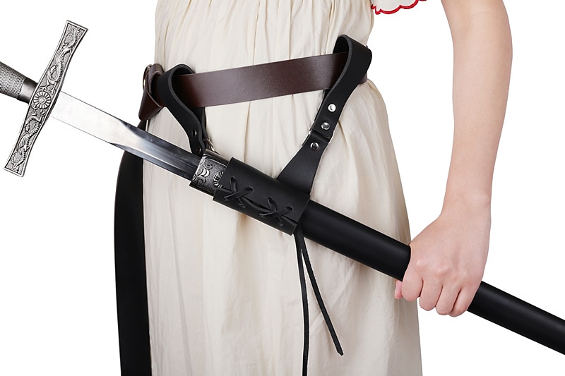Rétro Vintage Punk & Gothique Médiéval Costume de cosplay Fourreau Porte-Épée Guerrier Chevalier Viking Homme Femmes Celtique Pirate Fantaisie Performance Soirée Scène Adulte Plus d'accessoires de 2025 ? $16.49 –P7