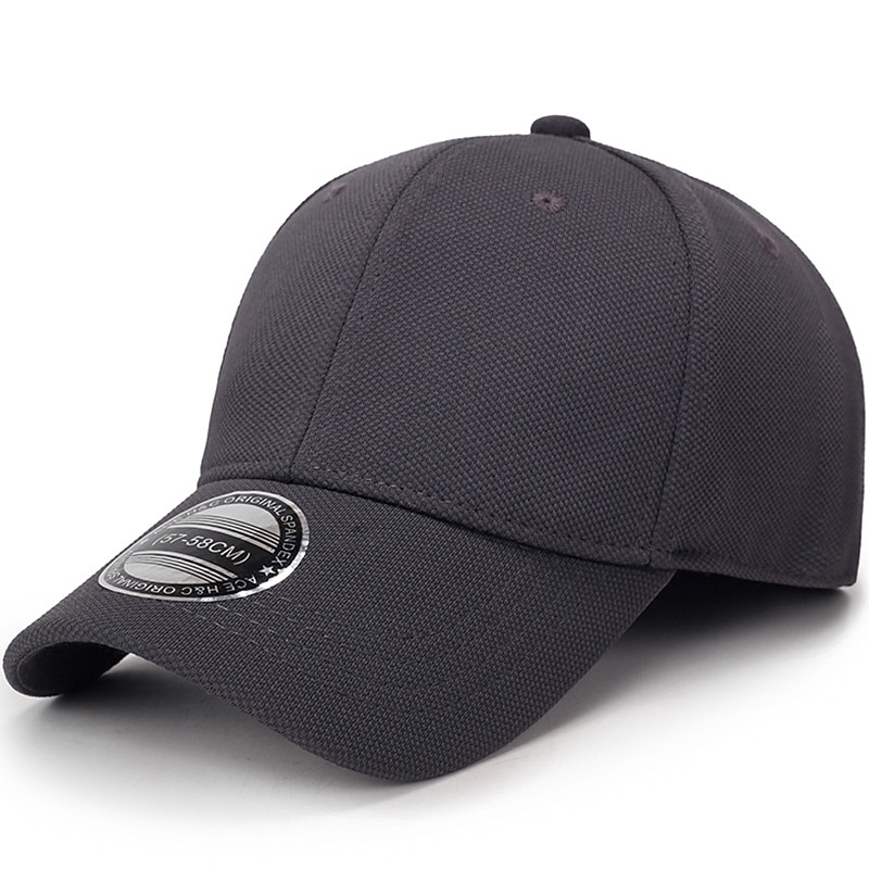 Men's Baseball Cap Trucker Hat Black Deep Blue Polyester Travel Beach Outdoor Vacation Plain Adjustable Sunscreen Breathable Fashion 2025 - $8.49 –P9