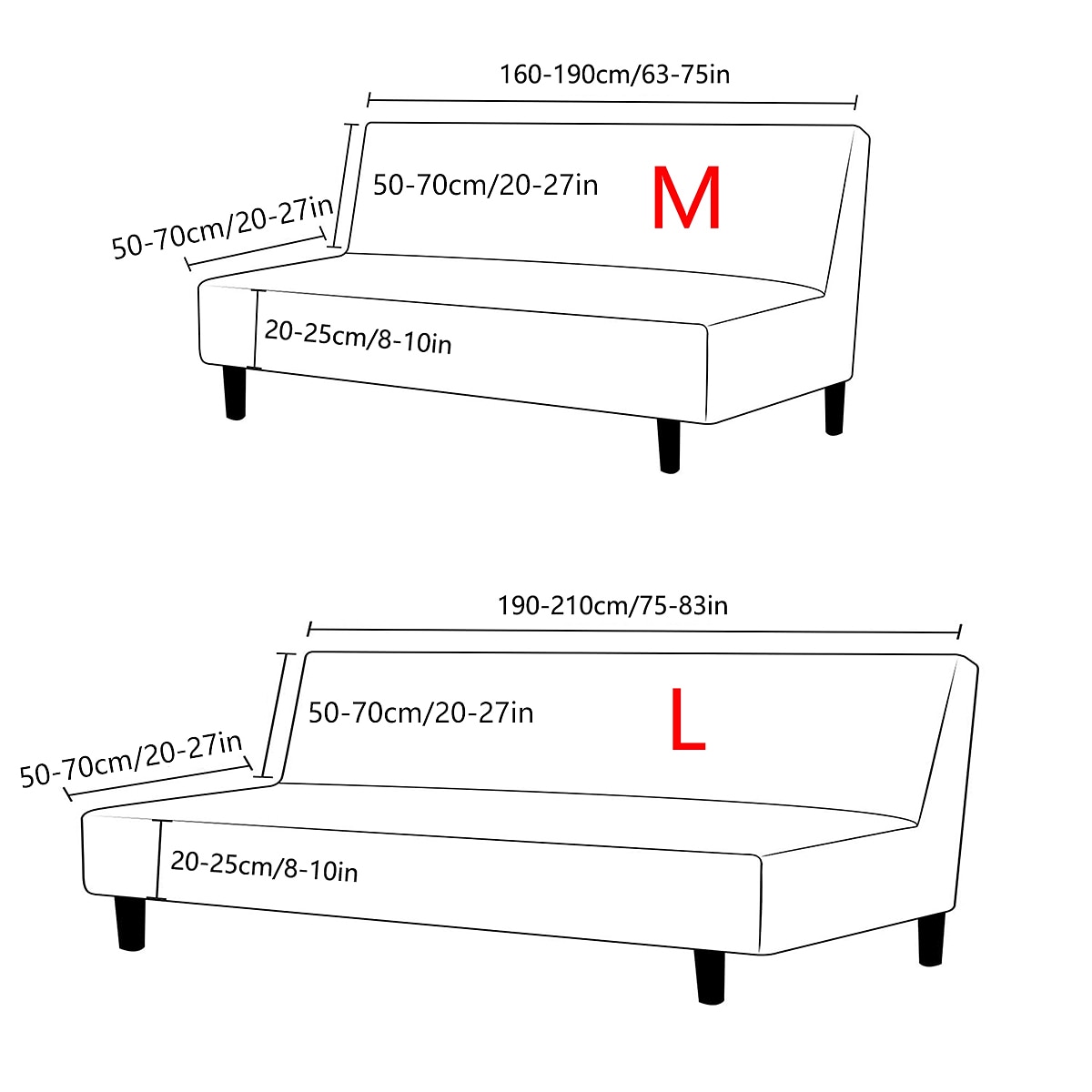 stretch futon sofatrekk burgunder slipcover elastisk sofa hvit grå vanlig sofa møbelbeskytter solid myk slitesterk vaskbar 2025 - $47.99 –P1