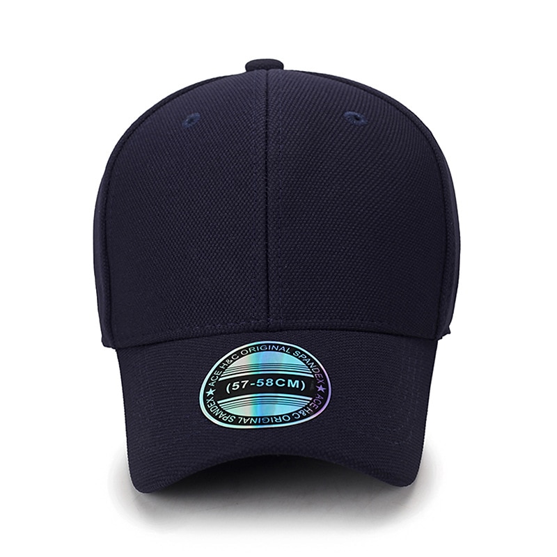 Men's Baseball Cap Trucker Hat Black Deep Blue Polyester Travel Beach Outdoor Vacation Plain Adjustable Sunscreen Breathable Fashion 2025 - $8.49 –P2