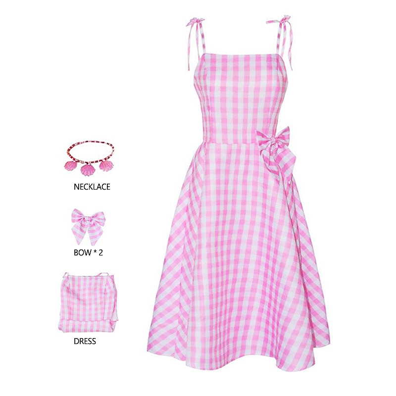 Movie Outfits Western Cowgirl Costume Star-Covered Flared Pants Pink Gingham Dress Cheerleader Jumpsuit Y2K Retro Vintage 2026 - $35.99 –P8