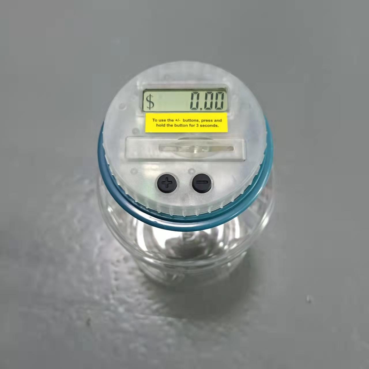 תצוגת lcd אוטומטית 7 צבעים פיגי בנק מונה מטבע אלקטרוני דיגיטלי lcd ספירת מטבע קופסא חיסכון כסף 2025 - $22.99 –P6