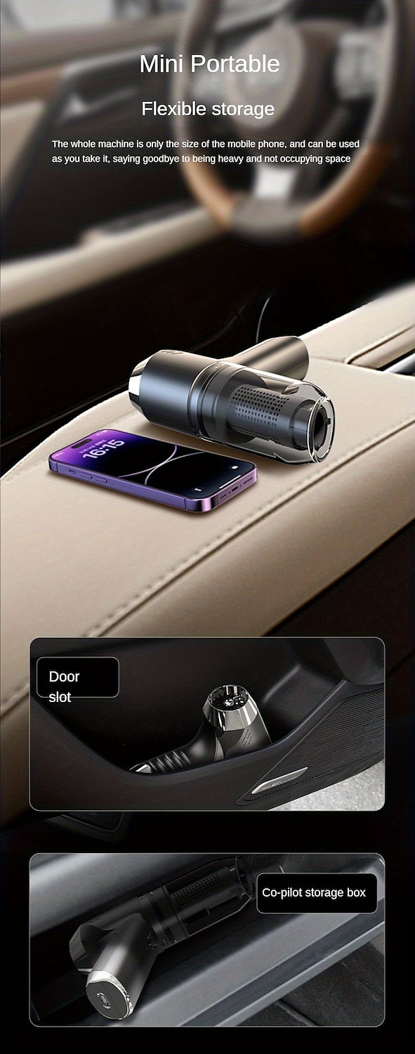 95000PA Cordless Portable Vacuum Cleaner For Car Mini Rechargeable Cleaning Tools Air Blower&Robot Vacuum 3In1 Carpet Cleaner 2023 - US $35.09 –P7