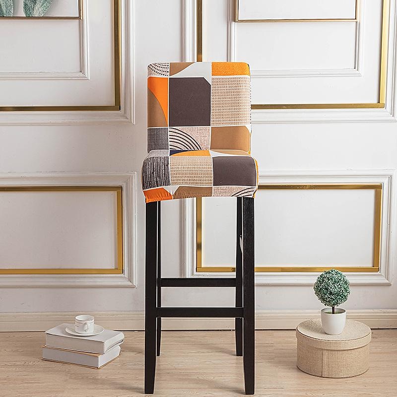 Stretch Bar Stool Cover Pub Counter Stool Chair Slipcover for Dining Room Cafe Furniture Seat Cover Stretch Protectors Non Slip with Elastic Bottom 2025 - $9.49 –P3