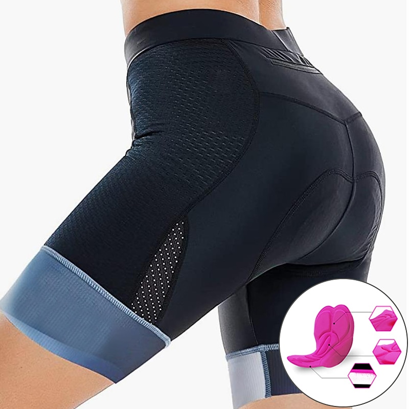 Per donna Pantaloncini da ciclismo Bicicletta Pantaloncini imbottiti di protezione Pantaloni Ciclismo da montagna Cicismo su strada Gli sport Collage Pad 3D Traspirante Asciugatura rapida del 2025 a $20.79 –P7