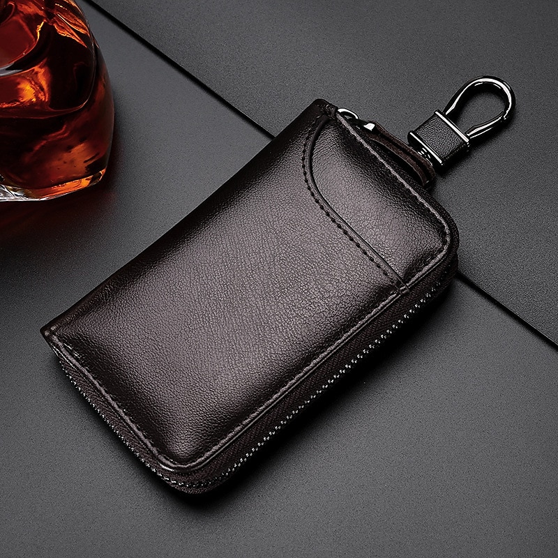 γνήσιο δέρμα μπρελόκ unisex κλειδί τσάντα οργάνωσης πολλαπλών χρήσεων θήκη πορτοφολιού έξυπνη νοικοκυρά αυτοκίνητο μικρή κλειδοθήκη με κλειδιά θήκη 2025 - $15.99 –P6