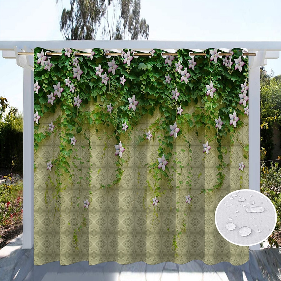 vanntette utendørs gardiner for innendørs bryllup uteplass tykke privat grommet gardiner for bryllup soverom, stue, veranda, pergola, cabana, 1 panel 2025 - $28.99 –P8