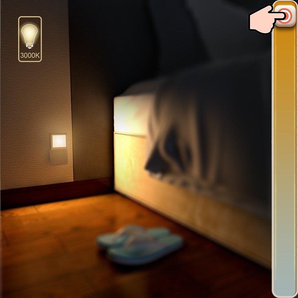 conecte a luz noturna led regulável com sensor automático de crepúsculo ao amanhecer luzes noturnas brancas suaves e quentes para corredor quarto, quarto infantil cozinha escada de 2025 por $2.99 –P5