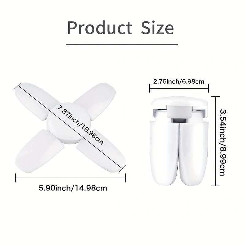 Pendant Fan Lights High Brightness Mini LED Garage Light 28W 6500K Pendant Light Foldable 2025 - $12.49 –P3