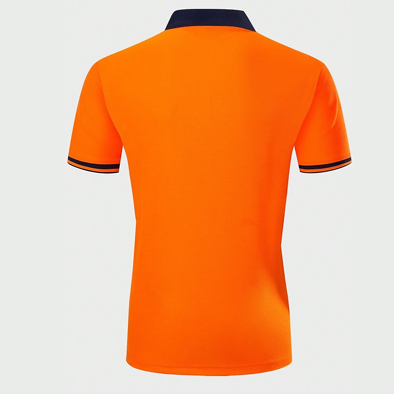 Herren Polos mit Knöpfen Poloshirt Casual Festtage Kargen Kurzarm Modisch Basic Glatt Klassisch Sommer Regular Fit Weiß Rosa Orange Kaki Polos mit Knöpfen 2025 - $15.49 –P12
