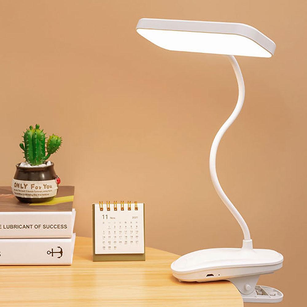 pekkontroll flexibel hopfällbar led skrivbordslampa usb-kontakt sovrum nattlampor dimning arbetsstudie läs clip-on bordslampor för ögonskydd 2025 - $37.99 –P1