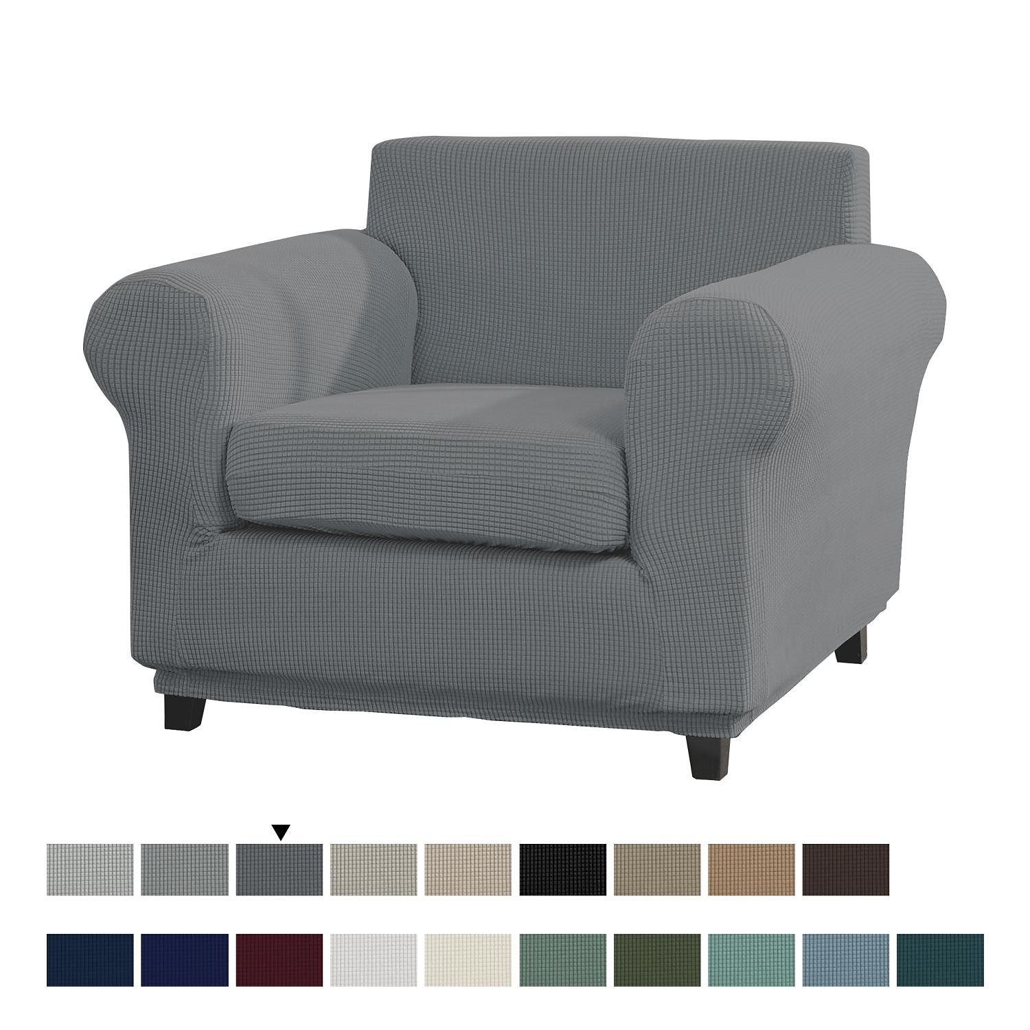 Stretch Single Sofa Cover For Dogs Pet, Armchair Slipcover 1 Seater Couch Furniture Protector with Elastic Bottom Washable Couch Furniture Protector 2025 - $56.99 –P11